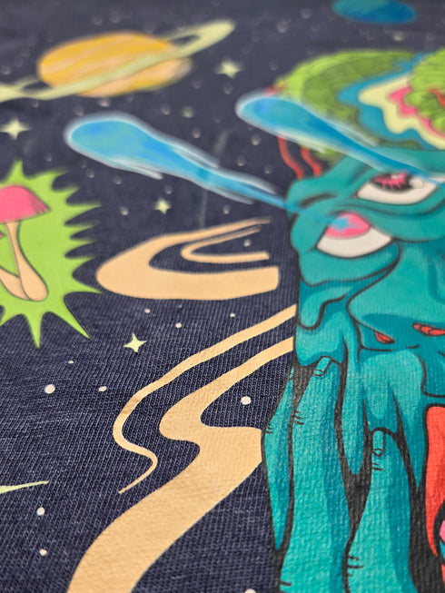 Intergalactic Mind Melt Premium Mineral Wash Vintage Unisex Tee